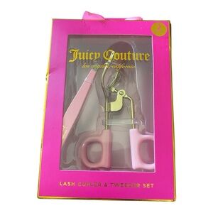NWT-JUICY COUTURE-LASH CURLER AND TWEEZER SET